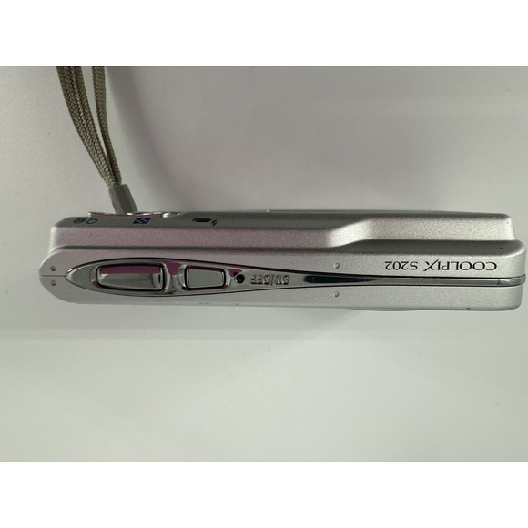 Nikon CoolPix S202 Compact Digital Camera Zoom Charger, Manuals Tested Working - Picture 11 of 11